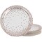 48-Pack Rose Gold Paper Plates, Party Supplies for Appetizer, Lunch, Dinner, and Dessert, 9 Inches in Diameter